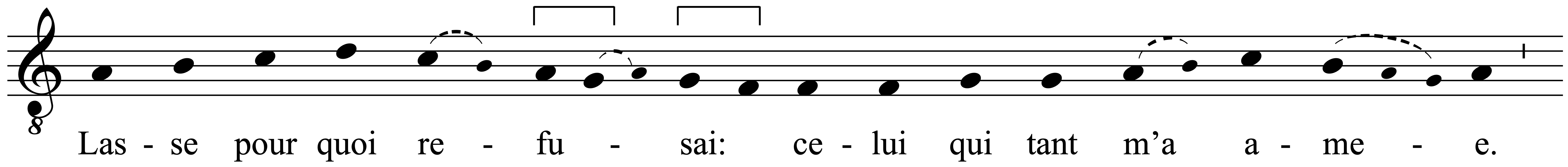 Work musical notation